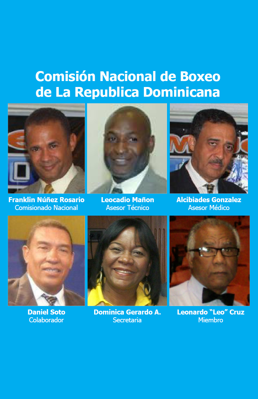 Comisión Nacional de Boxeo 
de La Republica Dominicana