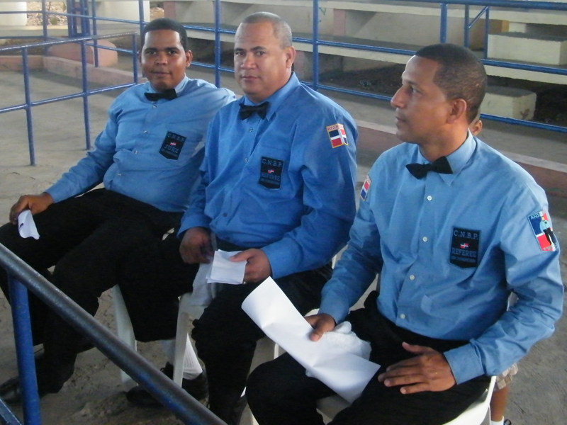Los oficiales Maximiliano Peguero del Rosario, Jose Garrido y Fernando Gomez 