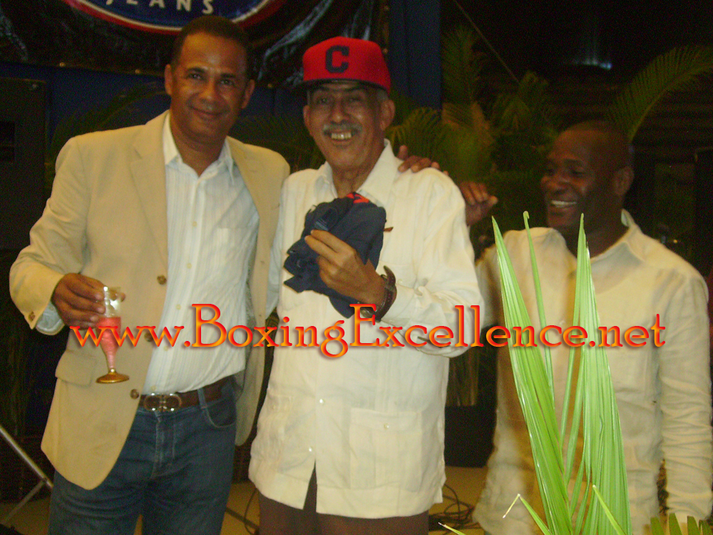 Lic. Franklin Núñez, Dr. Martinez Guantes y Leocadio Mañon